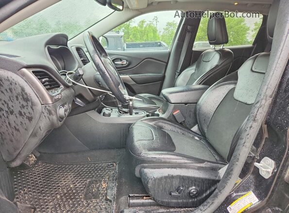 1C4PJMLB5KD330924 2019 JEEP CHEROKEE Black Вид салону спереду