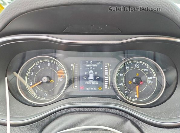 1C4PJMLB5KD432028 2019 JEEP CHEROKEE Gray Vista del cuadro de instrumentos