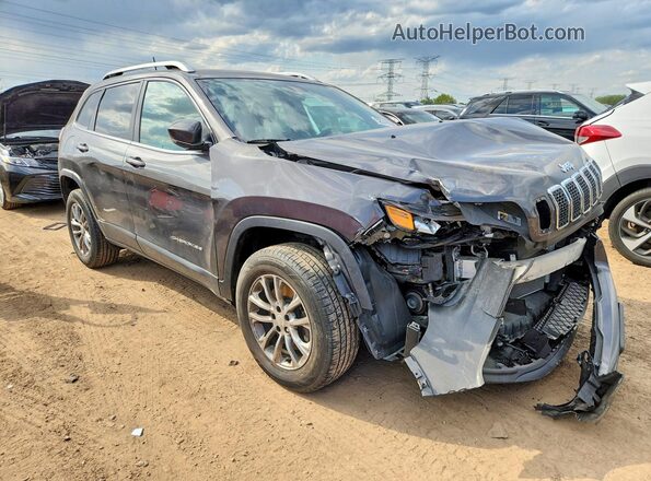 1C4PJMLB5KD432028 2019 JEEP CHEROKEE Gray Delantero derecho