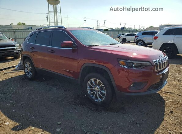1C4PJMLB6KD180998 2019 JEEP CHEROKEE Бордовый Передняя правая четверть