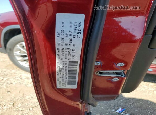 1C4PJMLB6KD180998 2019 JEEP CHEROKEE Бордовый Вид наклейки с VIN-кодом