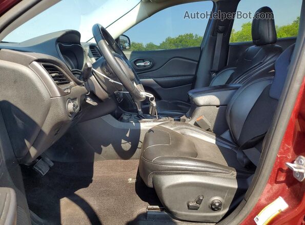 1C4PJMLB6KD180998 2019 JEEP CHEROKEE Бордовый Вид салона спереди