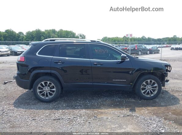 1C4PJMLB6KD472781 2019 JEEP CHEROKEE Black Widok wnętrza z tyłu