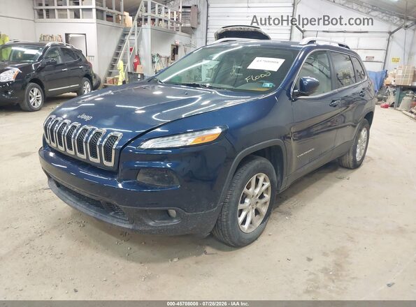 1C4PJMLB7JD541329 2018 JEEP CHEROKEE Blue Przód lewy