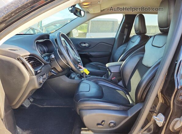 1C4PJMLB7KD291057 2019 JEEP CHEROKEE Black Widok wnętrza z przodu