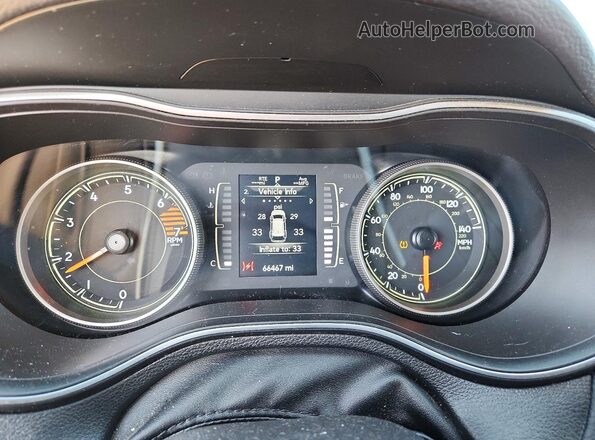 1C4PJMLB7KD291057 2019 JEEP CHEROKEE Black Widok zestawu wskaźników