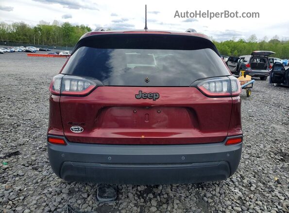1C4PJMLB7LD646990 2020 JEEP CHEROKEE Burgundy Rear view