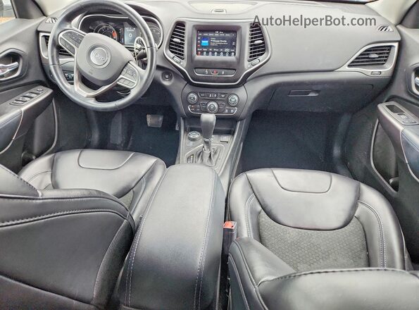 1C4PJMLB7MD190586 2021 JEEP CHEROKEE White Вид панелі приладів