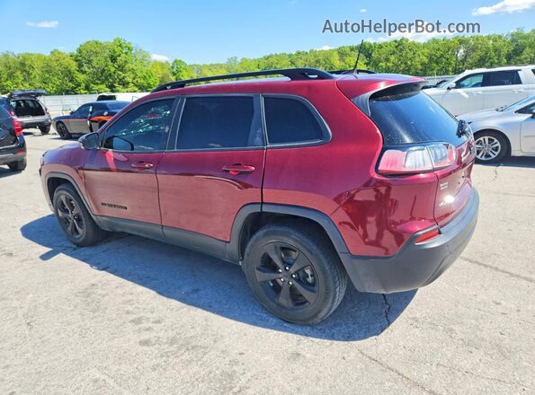 1C4PJMLB7MD210397 2021 JEEP CHEROKEE Maroon Trasero izquierdo