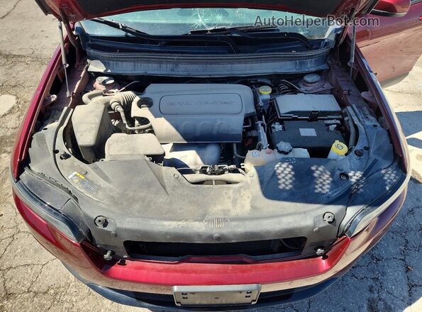 1C4PJMLB7MD210397 2021 JEEP CHEROKEE Maroon Vista del compartimento del motor