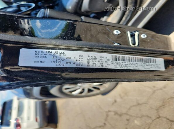 1C4PJMLB8KD355137 2019 JEEP CHEROKEE Черный Вид подкапотного пространства