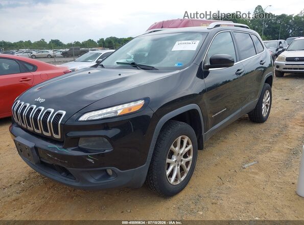 1C4PJMLB9JD512916 2018 JEEP CHEROKEE Black Առջևի ձախ երեք քառորդ տեսարան