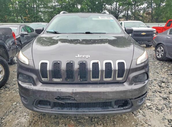 1C4PJMLB9JD607556 2018 JEEP CHEROKEE Gray Front view