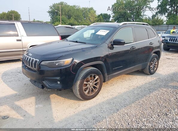 1C4PJMLB9KD350299 2019 JEEP CHEROKEE Black Առջևի ձախ երեք քառորդ տեսարան