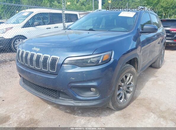 1C4PJMLB9KD455361 2019 JEEP CHEROKEE Blue Передня ліва чверть