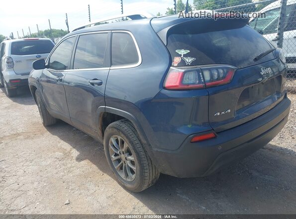 1C4PJMLB9KD455361 2019 JEEP CHEROKEE Blue Задня ліва чверть