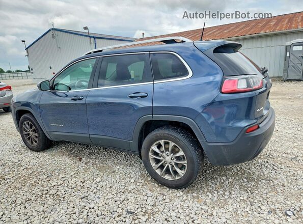 1C4PJMLB9KD478719 2019 JEEP CHEROKEE Blue Trasero izquierdo