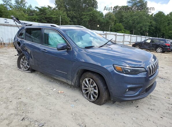 1C4PJMLB9MD168184 2021 JEEP CHEROKEE Blue Передня права чверть