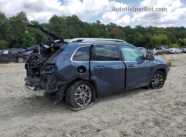 1C4PJMLB9MD168184 2021 JEEP CHEROKEE Blue Задня права чверть