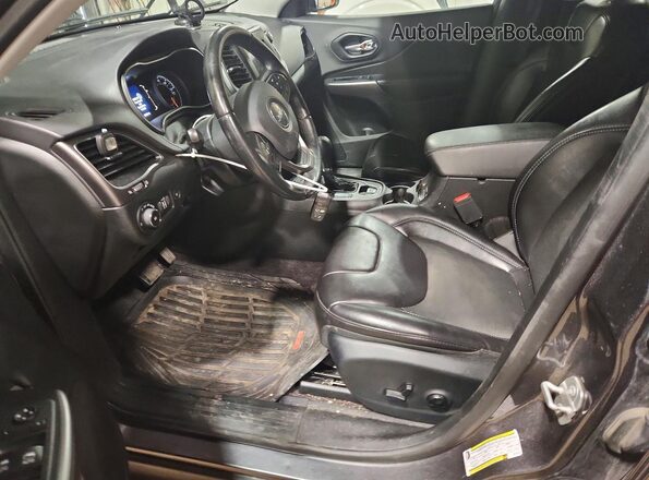 1C4PJMLBXKD124403 2019 JEEP CHEROKEE Gray Widok wnętrza z przodu