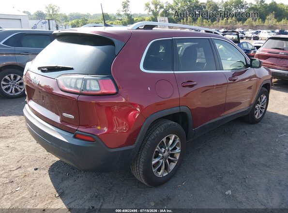 1C4PJMLBXKD181636 2019 JEEP CHEROKEE Maroon უკანა მარჯვენა