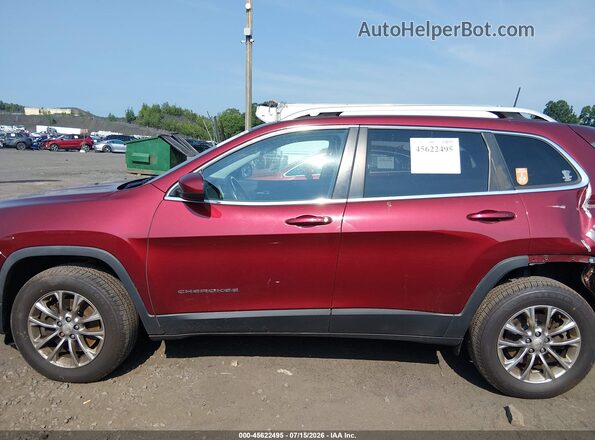 1C4PJMLBXKD181636 2019 JEEP CHEROKEE Maroon სალონის 360-გრადუსიანი ხედი