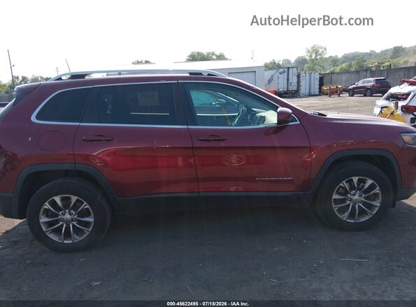 1C4PJMLBXKD181636 2019 JEEP CHEROKEE Maroon უკანა სალონის ხედი