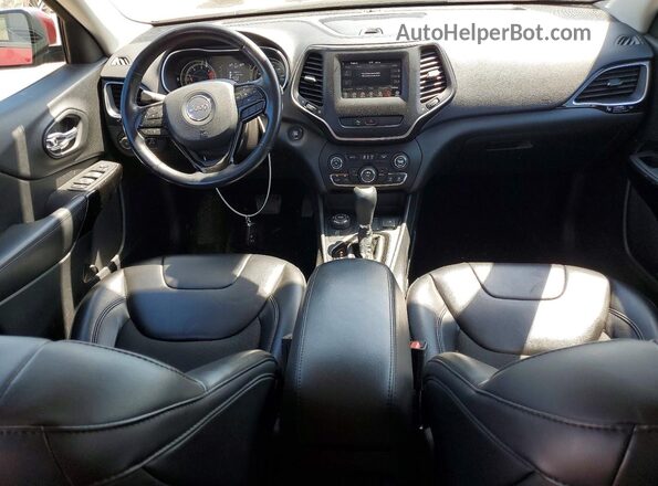 1C4PJMLBXLD567894 2020 JEEP CHEROKEE Red Առջևի վահանակի տեսք