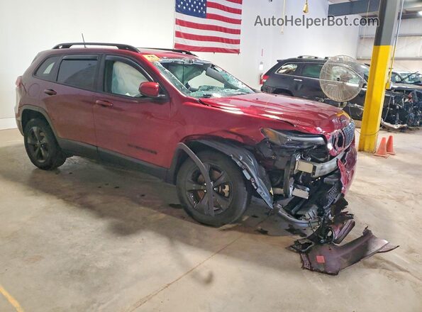 1C4PJMLBXMD131502 2021 JEEP CHEROKEE Maroon Передня права чверть