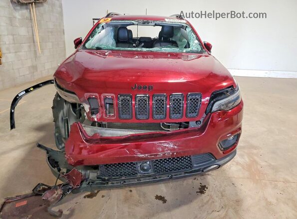 1C4PJMLBXMD131502 2021 JEEP CHEROKEE Maroon Вид спереду