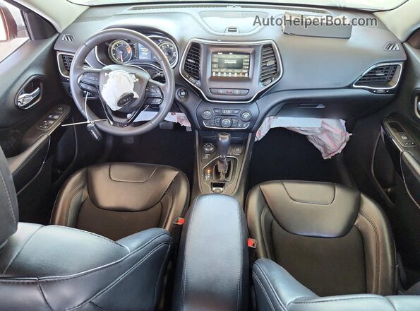 1C4PJMLBXMD231521 2021 JEEP CHEROKEE White Вид панелі приладів