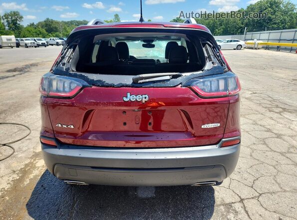 1C4PJMLN2KD167840 2019 JEEP CHEROKEE Red Вид ззаду
