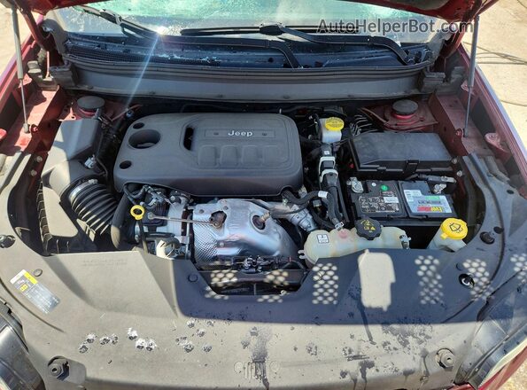 1C4PJMLN2KD167840 2019 JEEP CHEROKEE Red Вид підкапотного простору