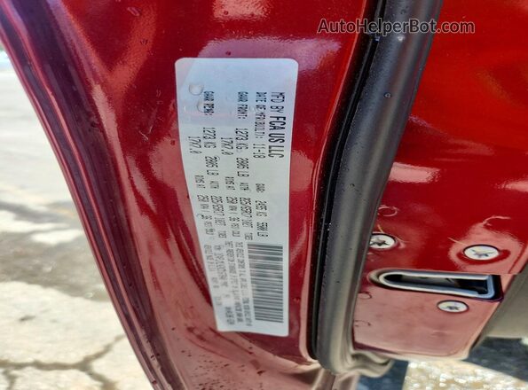 1C4PJMLN2KD167840 2019 JEEP CHEROKEE Red Вид наклейки з VIN-кодом