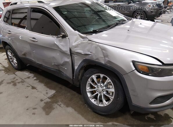 1C4PJMLN4KD261489 2019 JEEP CHEROKEE Silver Front view