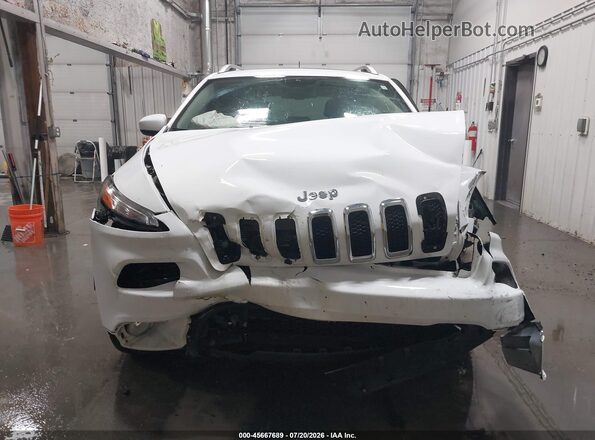 1C4PJMLX0JD546013 2018 JEEP CHEROKEE White Instrument cluster view