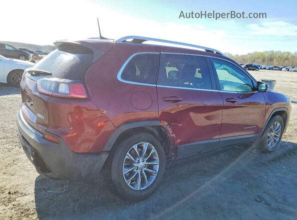 1C4PJMLX0KD433079 2019 JEEP CHEROKEE Бордовый Задняя правая четверть
