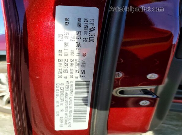 1C4PJMLX0KD433079 2019 JEEP CHEROKEE Бордовый Вид подкапотного пространства