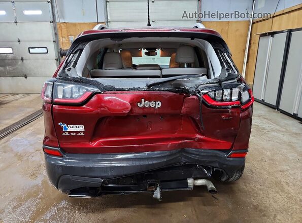 1C4PJMLX0LD631145 2020 JEEP CHEROKEE Burgundy Вид ззаду