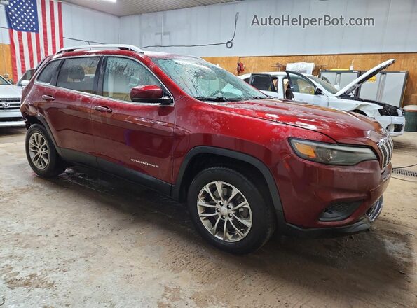 1C4PJMLX0LD631145 2020 JEEP CHEROKEE Burgundy Передня права чверть
