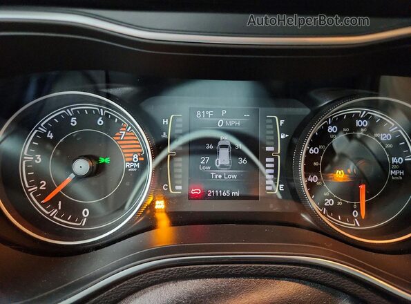 1C4PJMLX0LD631145 2020 JEEP CHEROKEE Burgundy Вид щитка приладів