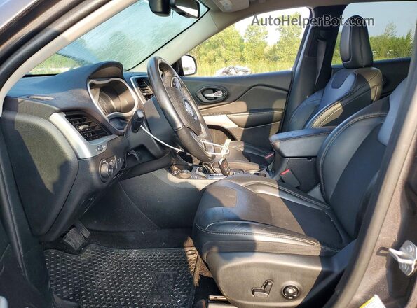 1C4PJMLX1JD576069 2018 JEEP CHEROKEE Gray წინა სალონის ხედი