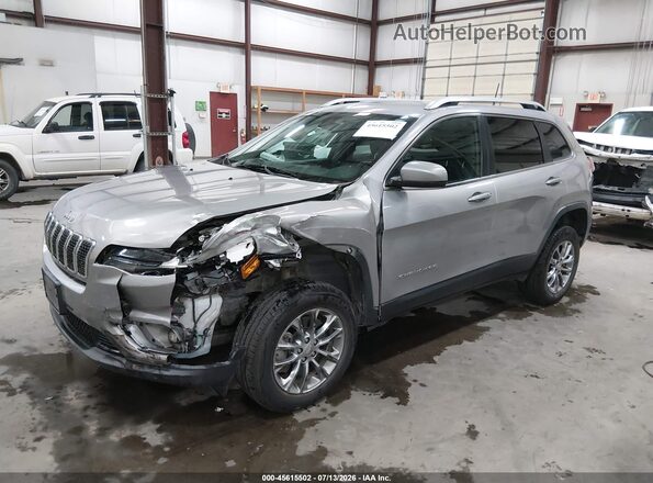 1C4PJMLX1KD101555 2019 JEEP CHEROKEE Silver Vista tres cuartos delantera izquierda