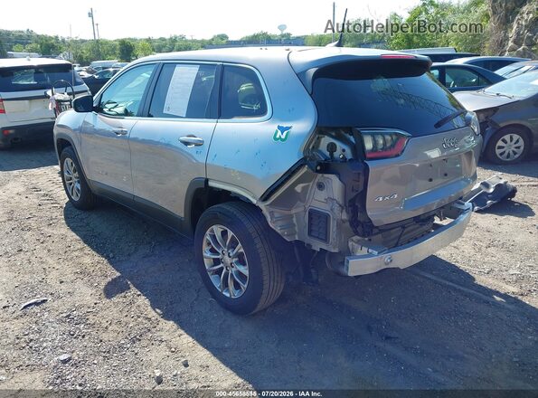 1C4PJMLX1LD636595 2020 JEEP CHEROKEE Silver Rear left