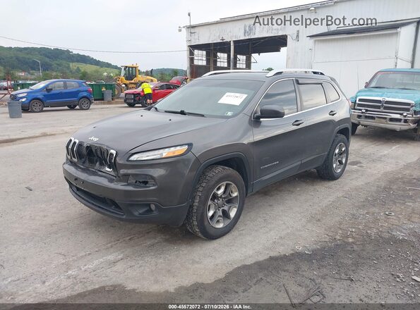1C4PJMLX3JD534678 2018 JEEP CHEROKEE Gray Передня ліва чверть
