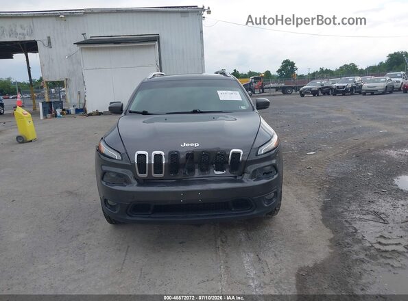 1C4PJMLX3JD534678 2018 JEEP CHEROKEE Gray Вид щитка приладів