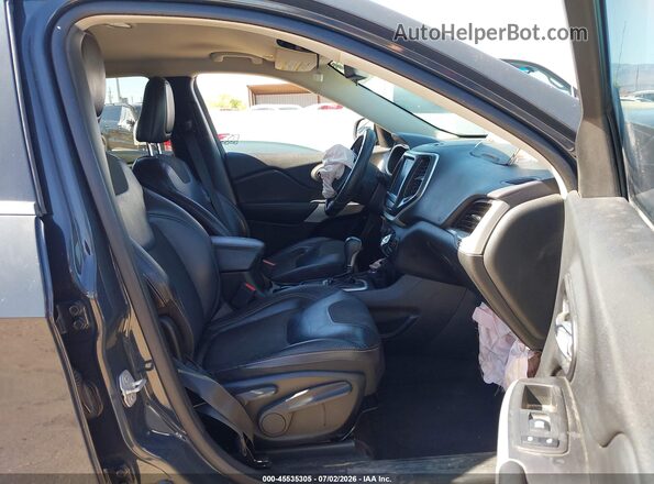 1C4PJMLX3JD569463 2018 JEEP CHEROKEE Gray წინა სალონის ხედი