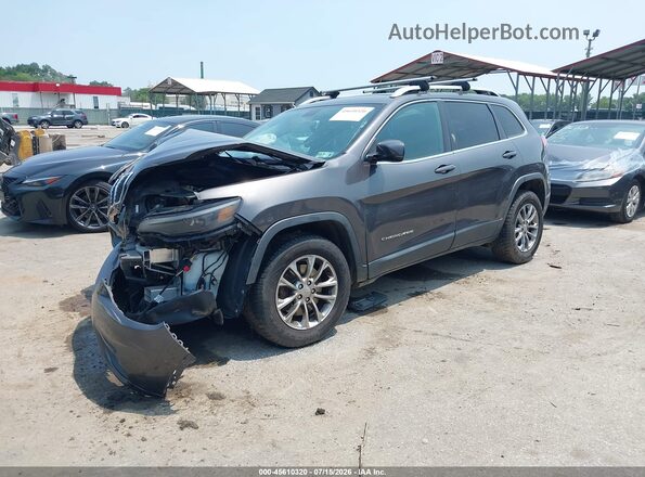 1C4PJMLX5KD271384 2019 JEEP CHEROKEE Gray წინა მარცხენა ხედი სამი მეოთხედიდან