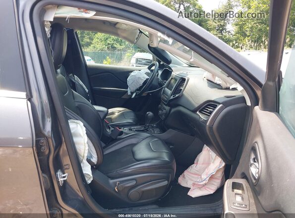 1C4PJMLX5KD271384 2019 JEEP CHEROKEE Gray წინა სალონის ხედი
