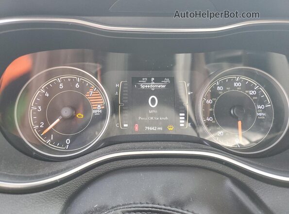 1C4PJMLX5KD446376 2019 JEEP CHEROKEE Silver Вид щитка приладів